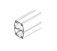 REHAU COLONNE VERTICA DOUBLE 80x115 - 2 COMPARTIMENTS ALUMINIUM 2,70 m