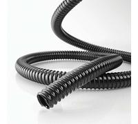 REHAU Tuyau de Bassin en Spirale 1 1/4" 32 mm Noir 10 m