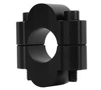 Rehausse de Guidon de Moto, Pince de Rehausseur de Guidon de Moto 52 Mm Rehaussant le Support de Guidon de 28 Mm de Diamètre pour TENERE 700 XT700Z 2019-2022 (Le noir)