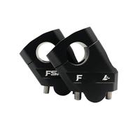 Rehausse De Guidon Pince De Levage Pour Guidon De Moto 22 Mm Pince De Montage Pour Guidon De Moto Pour NTV650 Deauville 700 Varadero 125m 650(Black)