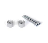Réhausse de guidon SW-MOTECH argent pour BMW F 650 / 700 GS, F800GS / Adv, dimensions:20mm