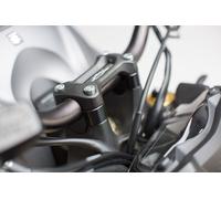Réhausse de guidon SW-MOTECH H=20 mm noir pour Suzuki GSX-S 1000 / F année 2015