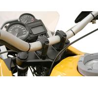 Réhausse de guidon SW-MOTECH H=30 mm pour BMW R1200GS / Adv, F800GS Adv, Couleur:Noir