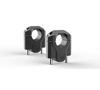 Réhausse de guidon SW-MOTECH H=40 mm pour R1200GS année 2012, R1250GS année 2018, couleur:noir