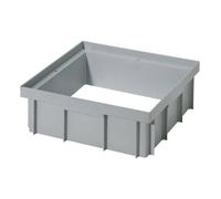 Réhausse de regard - Hauteur 10 cm - 29x29 cm - 30x30 cm - Polypropylène - Gris - Installation facile