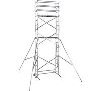 Réhausse échafaudage roulant pour escalier 3,9m/5,9m en aluminium Hailo HobbyStep H6