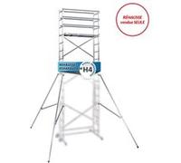 Réhausse échafaudage roulant pour escalier 3,9m/5,9m en aluminium Hailo HobbyStep H6 G