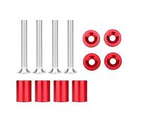 Rehausse en Aluminium Rehausse Capot Entretoise Ventouse de Capot Moteur Entretoise Utilisée par Un Moteur Turbo de 6mm en Alliage D'aluminium