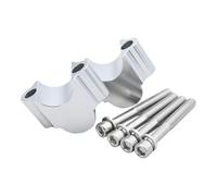 Rehausse Guidon Compatible Avec Yamaha Pour Xt700z Pour Mt07 Moto Guidon Risers Pince De Montage Riser Adaptateur Ascenseur(Silver,28mm)