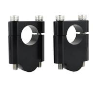 rehausse Guidon Moto pour Ducati pour Multistrada 1100 pour Scrambler 800 28mm 1 1/8 "Pince De Montage De Guidon Poignée De Moto Élévateurs De Barre De Graisse en Aluminium(Black Riser 40mm)