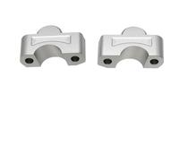 Rehausse Guidon Moto pour Tiger 660 pour Tiger pour Sport 660 pour Tiger660 2022 2023 Guidon CNC Guidon Pince Rehaussé Extension Montage Riser Rehausseur Riser Guidon Moto(Silver)