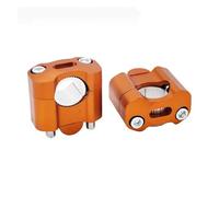 Rehausse Pontet Guidon Moto Colliers De Serrage CNC pour Guidon Moto 22Mm Et 28Mm Rehausseurs Adaptateurs pour Motocross Quad Dirt Bike pour Suzuki(Orange)