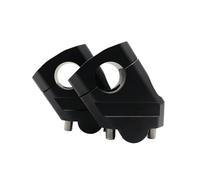 Rehausse Pontet Guidon Moto pour Suzuki DL650 pour V-Strom pour DL pour VStrom 650 VStrom650 Rehausseur Guidon 22Mm Support Accessoires Moto Collier Serrage Poignée(22mm Black)