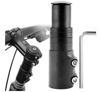 Rehausse Potence VTT Potence de Guidon Fourche Extenseur Réglable Rallonge Potence Velo en Alliage d'Aluminium Rallonge