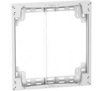 Resi9 - rehausseur - 2 rangées - 18 modules de 18 mm - jeu de 8x vis fourni - ip30 conformément à en/iec 60529 - ik08 conformément à iec 62262 - 750°c