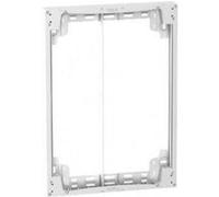 Resi9 - rehausseur - 3 rangées - 18 modules de 18 mm - jeu de 8x vis fourni - ip30 conformément à en/iec 60529 - ik08 conformément à iec 62262 - 750°c