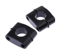 Rehaussement Arrièrer Guidon Rehausses De Guidon Moto 2 Mm, Inserts Ronds Noirs, Fixations Pour, Quad Et Vélo