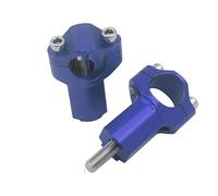 Rehausseur Accessoires moto rehausseurs guidon pince fixation accessoires rechange alliage d'aluminium Guidon Rehausse(Blue)