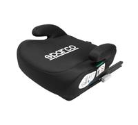 Réhausseur Auto Bas Enfant Sparco ISOFIX i-Size ECE R129 - 125 à 150 cm - Groupe 3 - Siège Voiture Sécurisé - Fixation ISOFIX - Assise Confortable - Housse Lavable - Coloris Noir