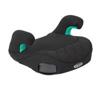 Graco Booster Max R129, Rehausseur de siège auto sans dossier ISOFIX, stature de 135 à 150 cm (environ 7 à 12 ans), 2 porte-gobelets rétractables, noir