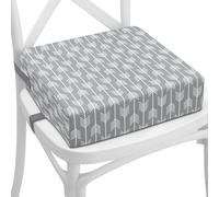 Rehausseur chaise enfant 33x33x8 cm - Coussin réhausseurs chaises haute pour enfants voyage e maison Réhausseur en mousse avec taie d'oreiller lavable flèches sur fond gris