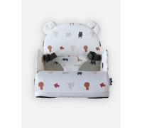 Noukies Réhausseur Safari bébé 9 mois–3 ans dossier & coussin, pliable, harnais, sécurité, lavable