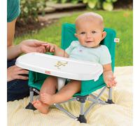 Bright Starts Rehausseur Pop 'N Sit portable pliable avec tablette Ardoise 6 mois à 3 ans
