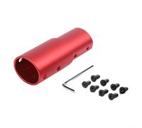 Rehausseur de bâton de trottinette électrique pour Xiaomi M365 Pro Pro2 1S - Kit d'extension de guidon en aluminium pour grands cavaliers, mise à niveau ergonomique, noir (rouge)
