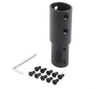 Rehausseur de bâton de trottinette électrique pour Xiaomi M365 Pro Pro2 1S - Kit d'extension de guidon en aluminium pour grands cavaliers ergonomiques (noir)