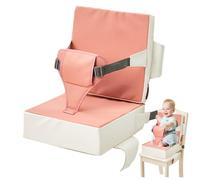 Rehausseur de chaise de cuisine - Rehausseur portable pour repas | Coussin épais anti-rayures antidérapant avec bandes élastiques pour