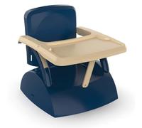 Rehausseur de chaise enfant 2 en 1 THERMOBABY YEEHOP - 6-18 mois - Harnais sécurité 3 points - Tablette amovible - Bleu océan