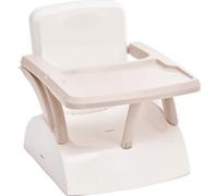 Rehausseur de chaise enfant 2 en 1 THERMOBABY YEEHOP - 6-18 mois - Harnais sécurité 3 points - Tablette amovible - Marron glacé
