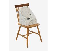 Rehausseur de chaise rayé blanc TU