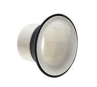 Rehausseur de Grosse Caisse en Caoutchouc ABS Rehausseur de Grosse Caisse avec Protecteur de Trou de Port Noir, TêTe de Tambour à Trou de, Blanc