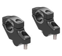 Rehausseur de guidon avec décalage pour CF Moto 450 MT (2024-) noir, 30 mm de...