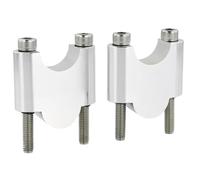 Réhausseur de Guidon Compatible Avec Pour R1200R 2006 2007 2008 2009 2010 Risers De Guidon De Moto 22 Mm 7/8" Risers Fat Mount(Silver,40mm)