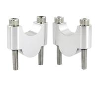 Réhausseur de Guidon Compatible Avec Pour R1200R 2006 2007 2008 2009 2010 Risers De Guidon De Moto 22 Mm 7/8" Risers Fat Mount(Silver,30mm)
