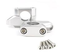 Rehausseur De Guidon Compatible Avec Yamaha Pour XVS950 Pour V-Star 950 2009 2010 2011 2012 2013 25,4 Mm 1" Rehausseur De Guidon De Moto Relevé Vers L'arrière(Silver)