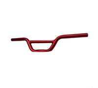 Rehausseur de guidon en alliage de 520 mm de long et 22,2 mm de diamètre pour vélos conçus pour les trajets routiers mixtes et le fitness (rouge)