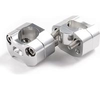Réhausseur de guidon en aluminium 22/28 +16 mm fraisé CNC en aluminium avec raccord à visser