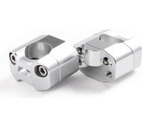 Réhausseur de guidon en aluminium 22/28 +25 mm fraisé CNC en aluminium avec raccord à visser