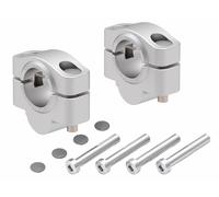 Rehausseur de guidon Hepco & Becker 20 mm - argent