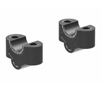 Rehausseur de guidon Hepco & Becker 25 mm - noir