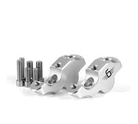Réhausseur De Guidon Moto pour BMW K 1600 B K 1600. Support De Montage D'extension Réglable en Hauteur. Rallonges De Rehausseur(Argent1)