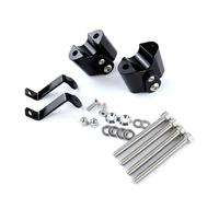 Rehausseur De Guidon Moto pour BMW R18 2020 2021 2022 2023 pour Moto Classique 100 Ans Rehausseur De Guidon Adaptateurs Kit Support Déporté(Le Noir)