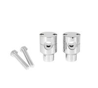 Rehausseur De Guidon pour Moto pour V-Star 650 Classic Road Star 1600/1700. Kit De Rehausseurs De Guidon. Collier Serrage Adaptateur d'Extension(Argent,22)