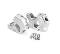 Rehausseur de guidon Rehausseurs De Guidon De Moto Pour B&MW R1300GS R 1300 GS 2024 - Rehausseurs De Guidon Rehausser L'adaptateur De Serrage De Montage Extensible Pinces de fixation(Argent)