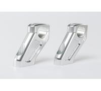 Rehausseur de guidon SW-MOTECH Avec déport Ø 28 mm - H=20 - Recul de 30 mm
