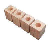 Rehausseur de lit en bois Rehausseur de meubles, Pieds de meubles en bois massif, rehausseurs de table robustes, 4 pièces, rehausseurs de canapé, pieds de support, rehausseurs de meubles, ajoute 5 à 1