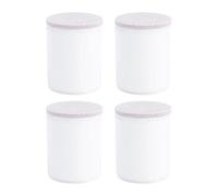 Rehausseur de Meuble Lot de 4 Coussinets rehausseurs for Meubles de Maison, Coussins de Pieds, Bloc de Rembourrage for lit, Table Pliante, Bureau, Acier au Carbone(White)